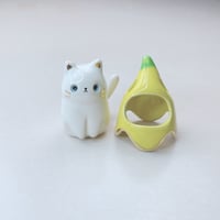 Image 3 of Banana cat ceramic figurine #2