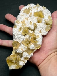 Image 1 of Barite & Yellow Cubic Fluorite Crystal Specimen #2417