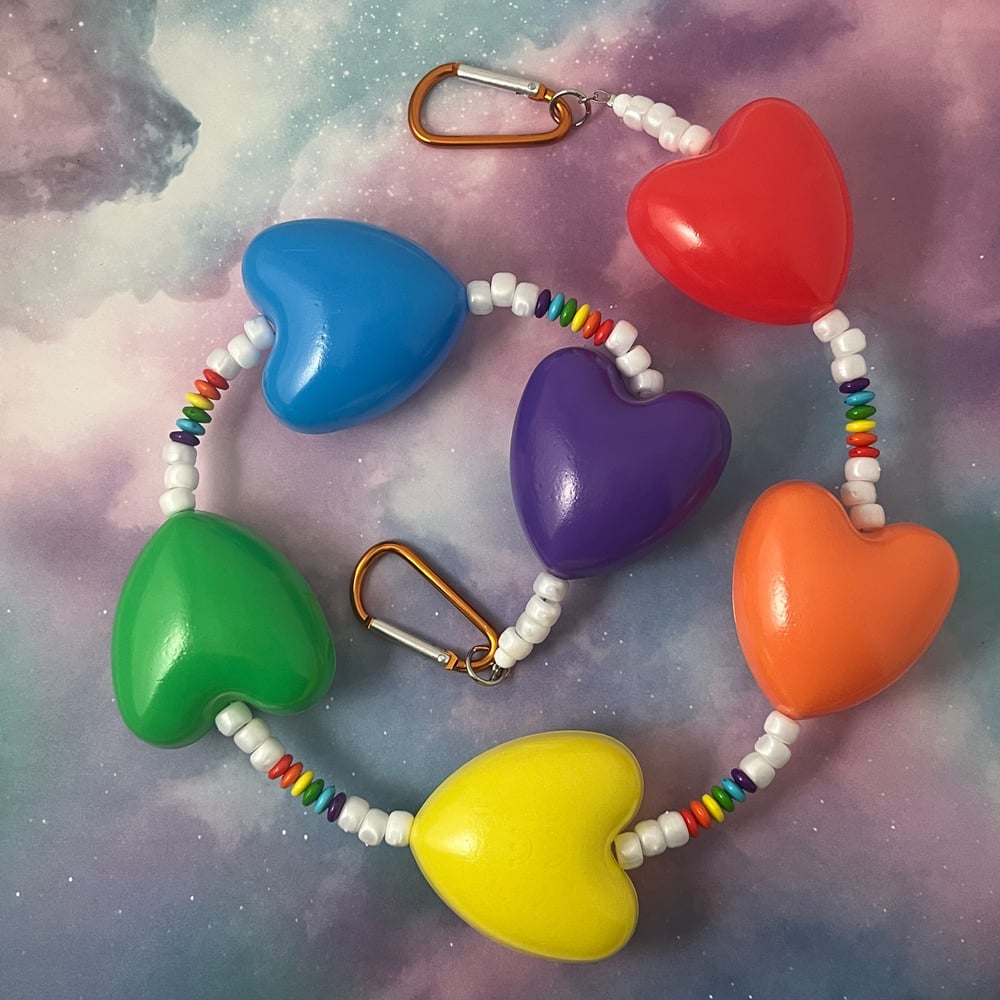 Image of Pride Kandi Belt Chain Accessory Wallet Chain