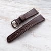 20mm Wild Pigskin Strap - Dk Brown