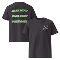 Image 2 of Free X Mind Body Soul x Dark Unisex organic cotton t-shirt 