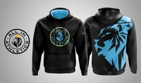 All In Blue Lion Lightweight Hoodie