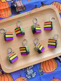 Image 2 of Spooky Halloween Cake Dangle Earrings