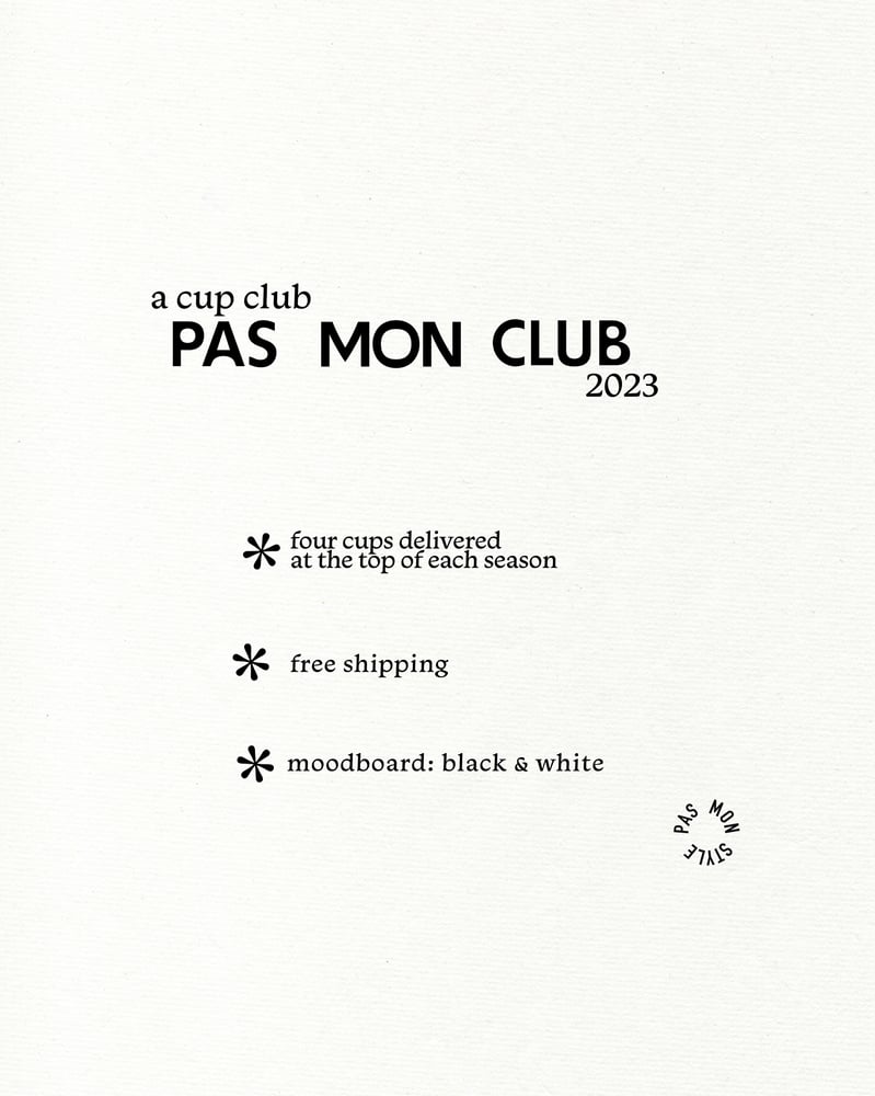 Image of PAS MON CLUB 2023