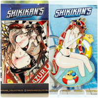 Image 2 of Taihou Race Queen 3.5" + Honolulu 3" Hard Enamel Pin (BOGO DEAL!)