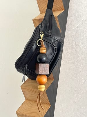 Image of BRUTALIST BLOCK BAG CHARM / KEYCHAIN #1