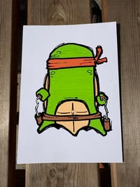 Image 2 of Teenage Mutant Ninja Turtle Ghostie Original Art 