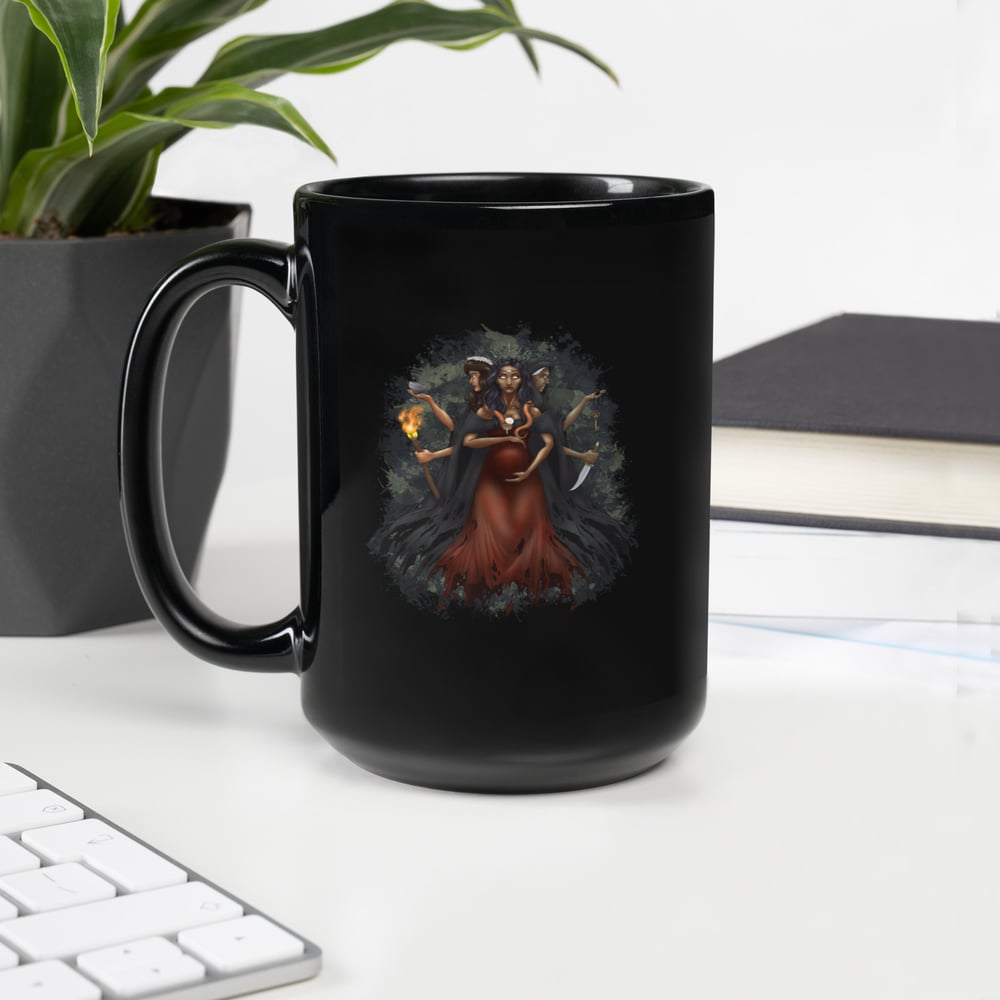 Triple Goddess Black Skin Variant Coffee Mug