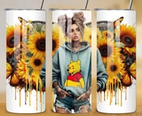 Pooh bear tattoo girl 20oz tumbler