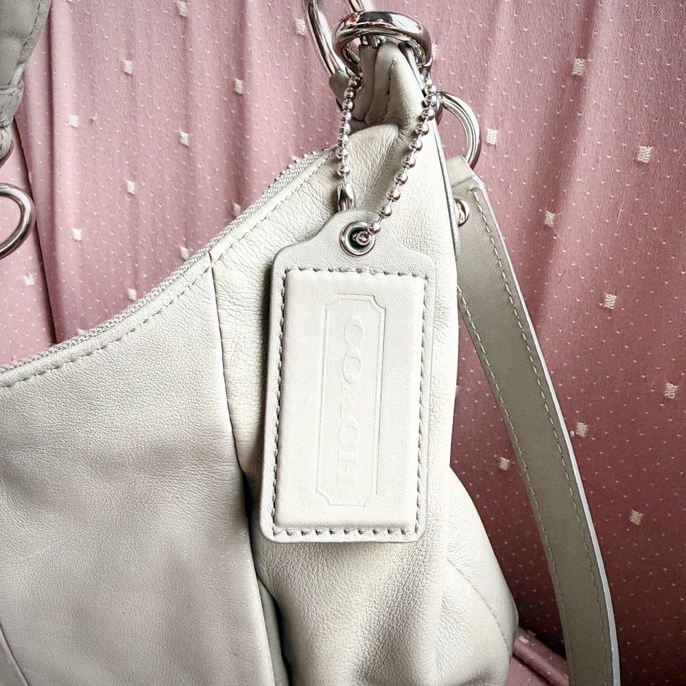 Image of Light Grey Coach Bag