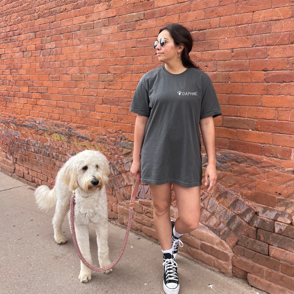 Image of Guide To being a dog mum super oversized tees 