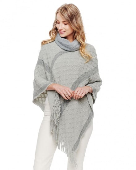 Image of Soft Fur Neck Poncho 