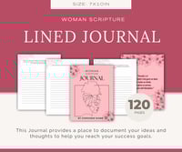 Image 1 of Women's Motivational Lined Journal 