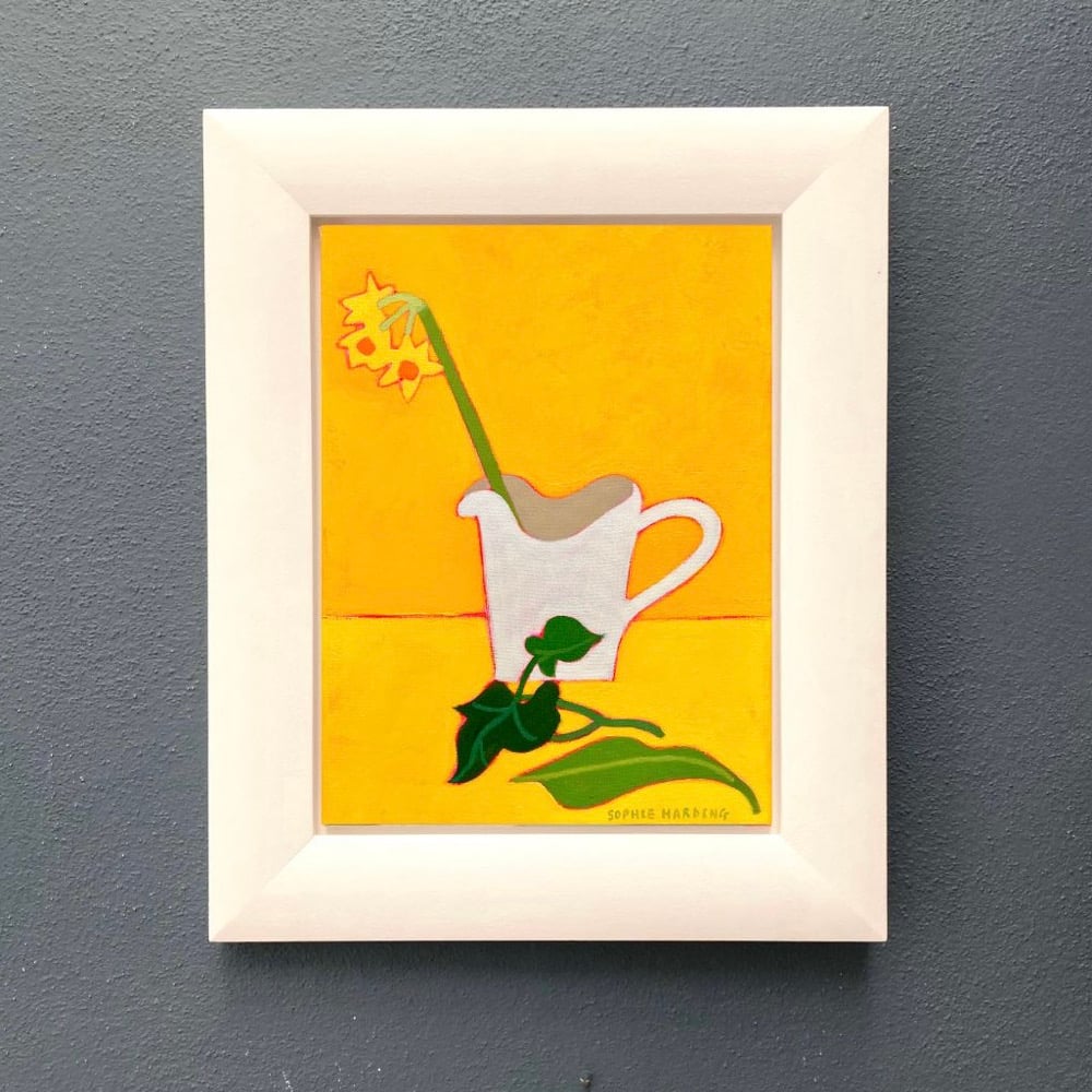 Image of Narcissus and Milk Jug original painting 