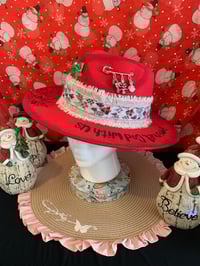 Image 1 of "Emmanuel God with Us" Christmas Narrow Brim Hat