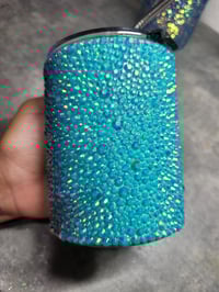 Image 3 of 12oz Teal Rhinestone Coffee Mug