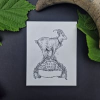 Small Goat Ex Libris - original artwork