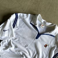 Image 2 of 90's NIKE CHALLENGE COURT OPEN COLLAR POLO SHIRT 