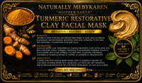 Image 2 of “MOTHER EARTH” Turmeric Restorative Clay Facial Mask 
