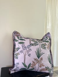 Image 2 of Cotton/Linen Garden Cushion Cover