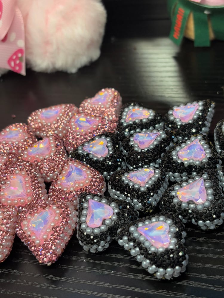 Image of bling hearts