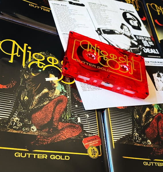 Image of NIGGGHT ‘Violent Delicacy / Gutter Gold’ Limited edition cassette