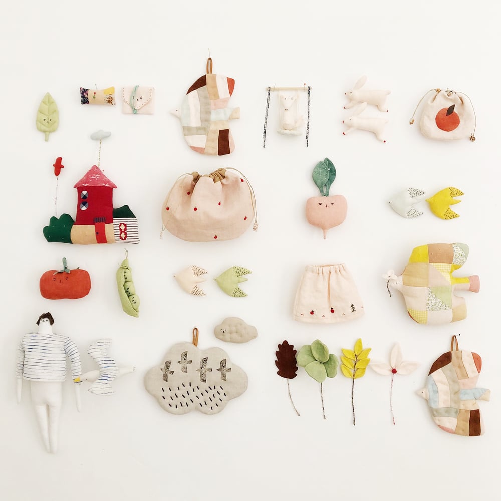 Patchwork bird / cocon