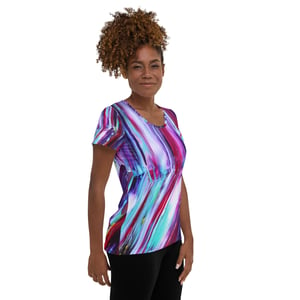 Image of "Purpology" Women's Athletic T-shirt