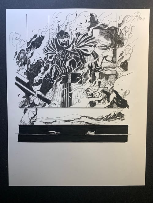 Image of POWER MAN:TIMELESS #1  page11 original art