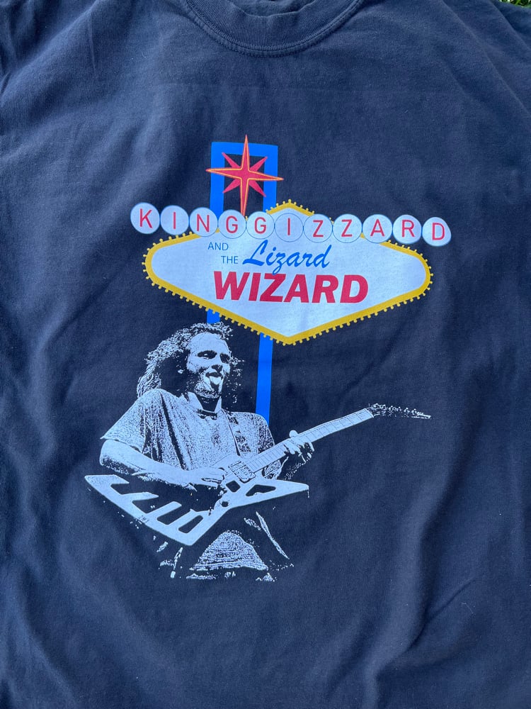King Gizzard and the Lizard Wizard Im In Your Mind Fuzz Album Cover T-Shirt Black King Gizzard and the Lizard Wizard Im In Your Mind Fuzz Album Cover T-Shirt Black