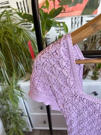 Image 2 of Purple sweater dress