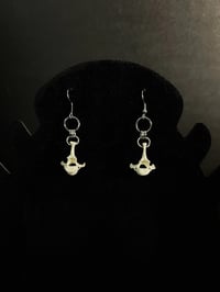 Image 2 of Vertebrae Short Dangle Earrings