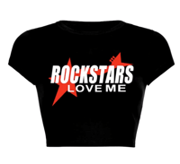 Image 1 of Rock Star Baddie Crop Tee