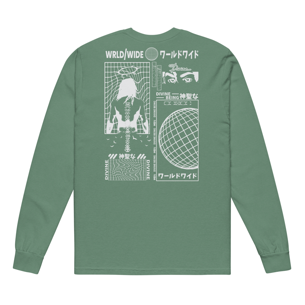 WORLDWIDE DIVINE Longsleeve (White Print)