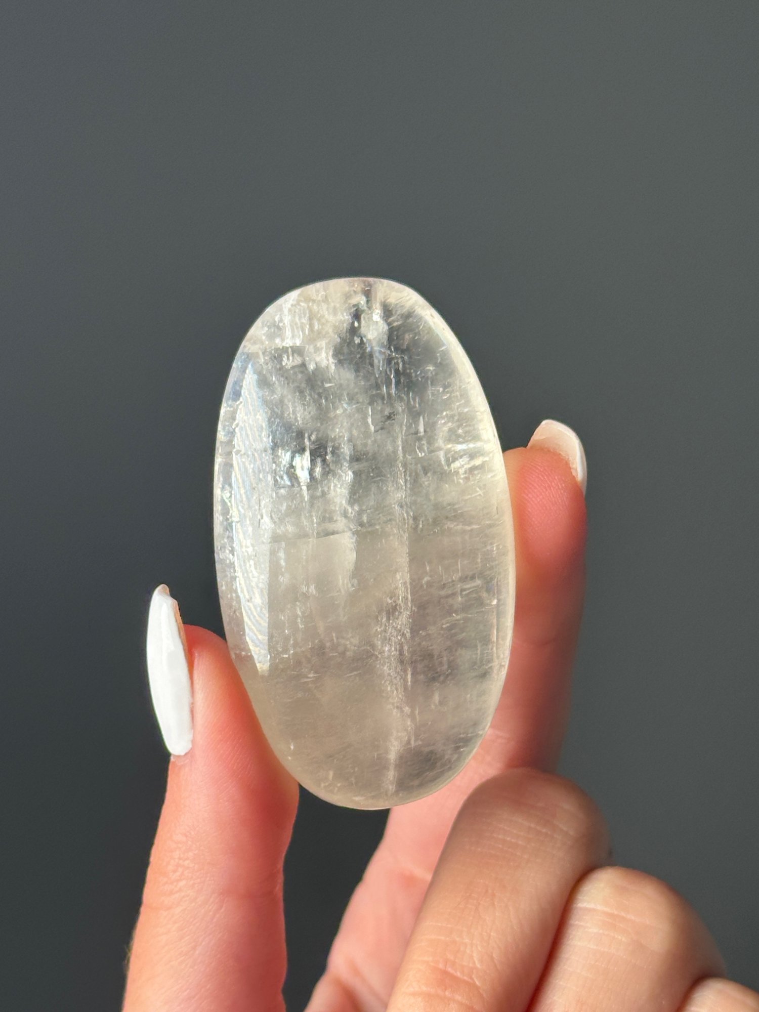 MYSTERY OPTICAL CALCITE PALM STONES