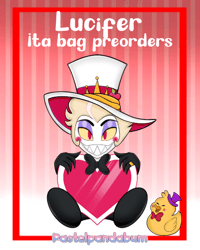 PREORDER - Hazbin Hotel Lucifer ita bag