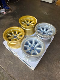 Image 2 of 13" 8" + 9" MINILITE ALLOY WHEELS 4X108 GROUP 4 FITMENT