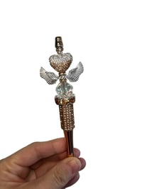 Image 2 of Rose Gold Heart Pen