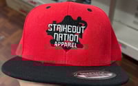 Red and Black out LOGO hat