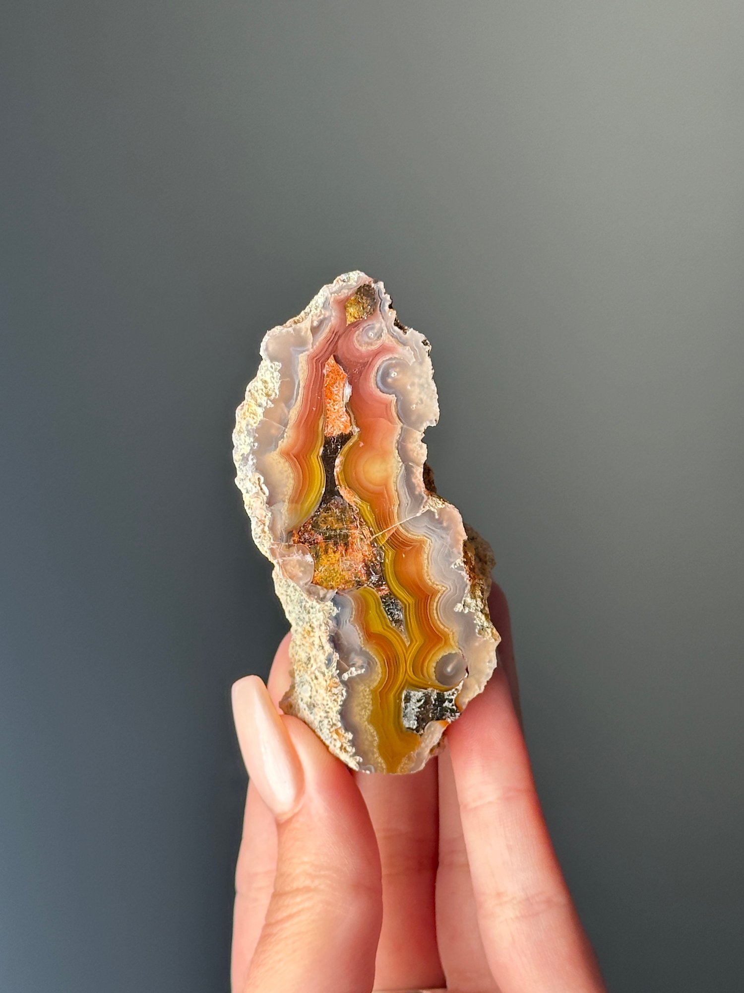 RAINBOW LAGUNA AGATE FROM MEXICO PART A