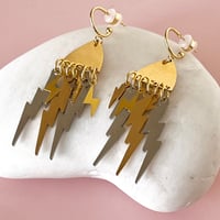 Image 2 of Gold and Silver Lightning Bolts