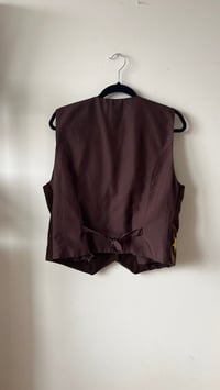 Image 2 of M - brown apple vest 
