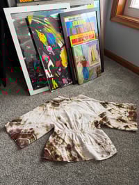 Image 8 of whimsical fae button up-cycled blouse (M)