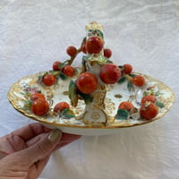 Image 6 of ANTIQUE PORCELAIN BASKET