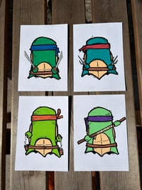 Image 1 of Teenage Mutant Ninja Turtle Ghostie Original Art 