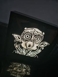 Image 4 of Mac and me 6x6 inch carvicture 