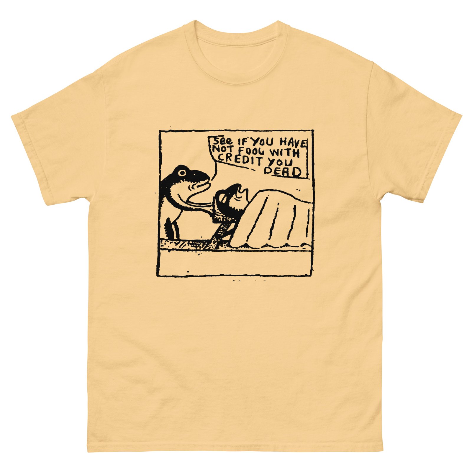 Eugene Teal - CREDIT T-Shirt | Dummy Zine - Comics History and