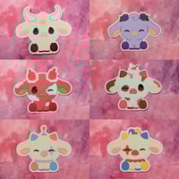 Kawaii cow stickers (WAVE 2)