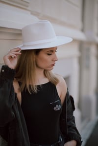 Image 1 of Bianca Fedora Hat / Ecru