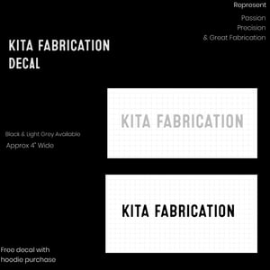 Image of Kita Fabrication Decal